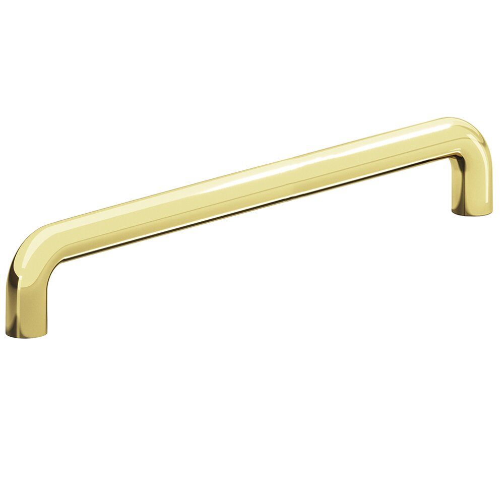 Colonial Bronze 10" Centers Low Clearance Thru Bolt Pull in Polished brass