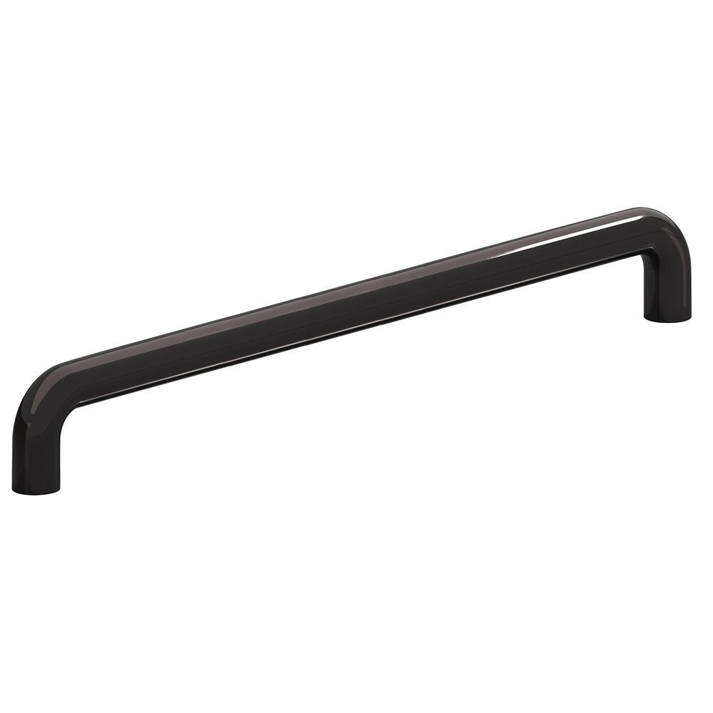 Colonial Bronze 12" Centers Low Clearance Appliance Pull in Satin Black