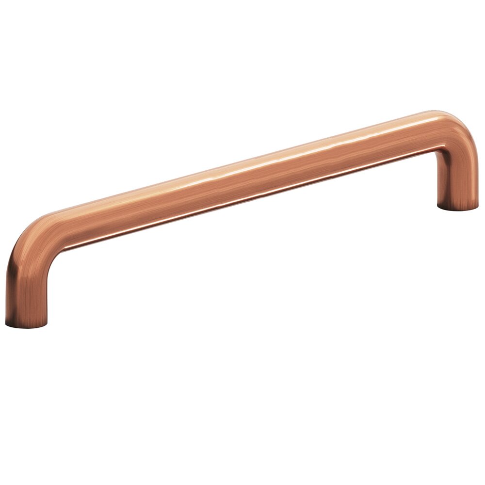 Colonial Bronze 8" Centers Low Clearance Appliance Pull in Antique Copper