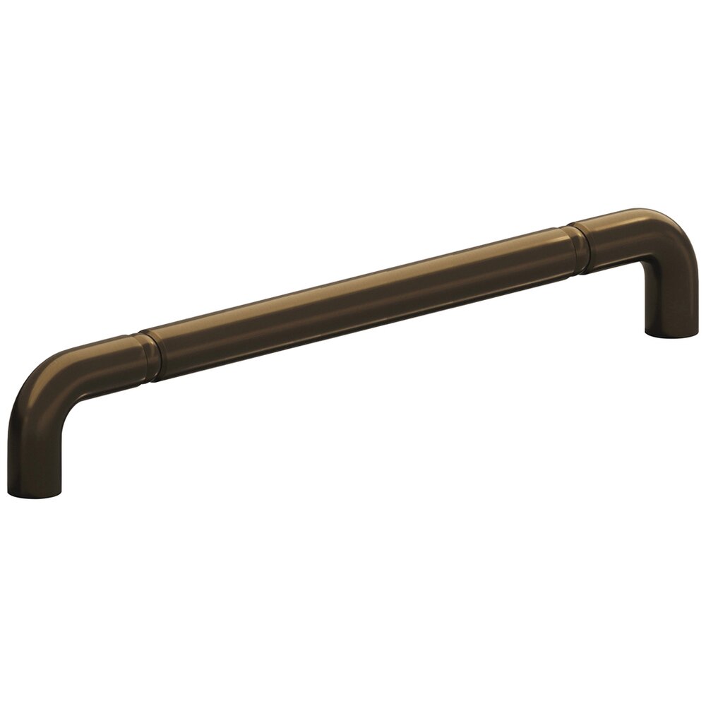 Colonial Bronze 12" Centers Beaded Low Clearance Thru Bolt Pull in Oil Rubbed Bronze