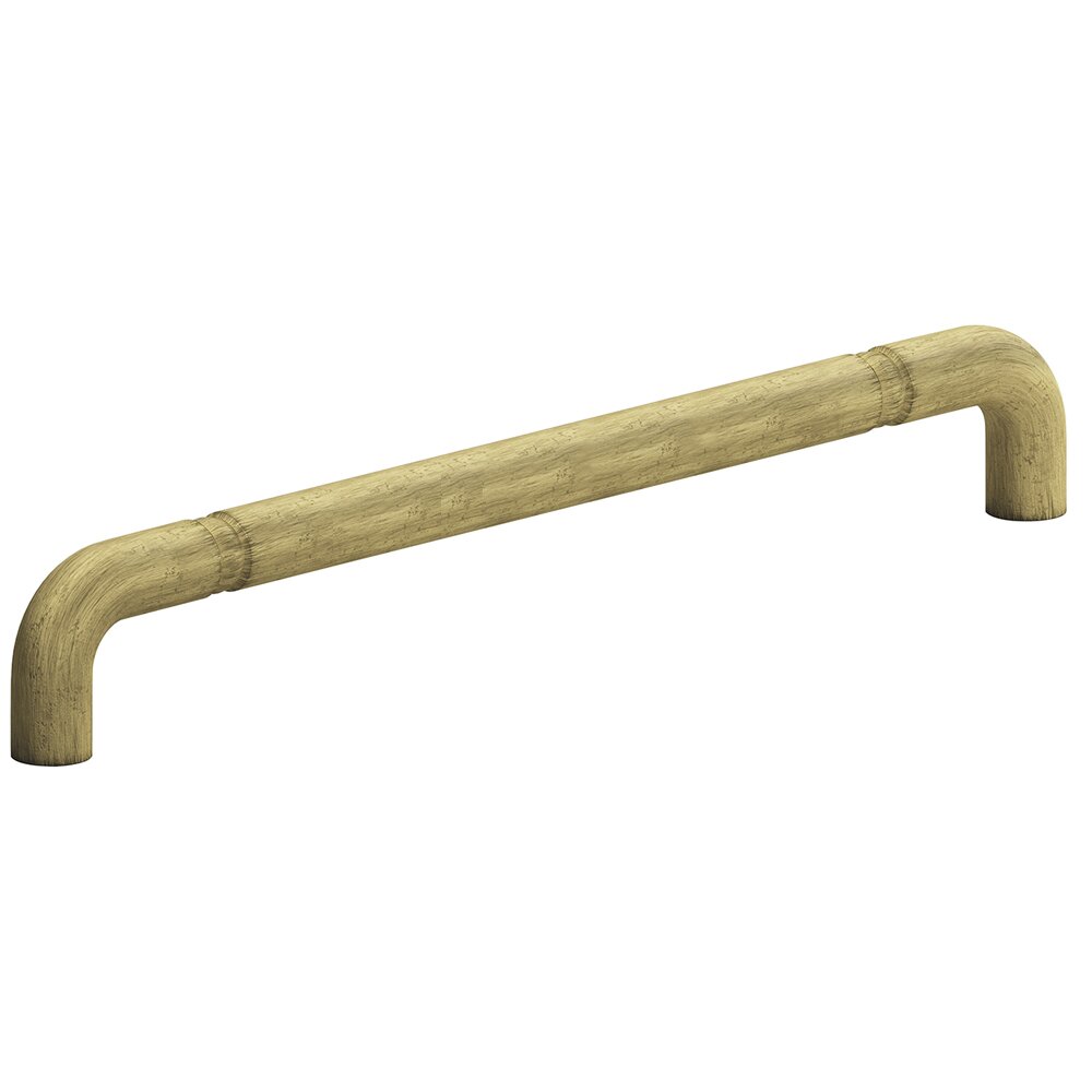 Colonial Bronze 12" Centers Beaded Low Clearance Appliance Pull in Distressed Antique Brass