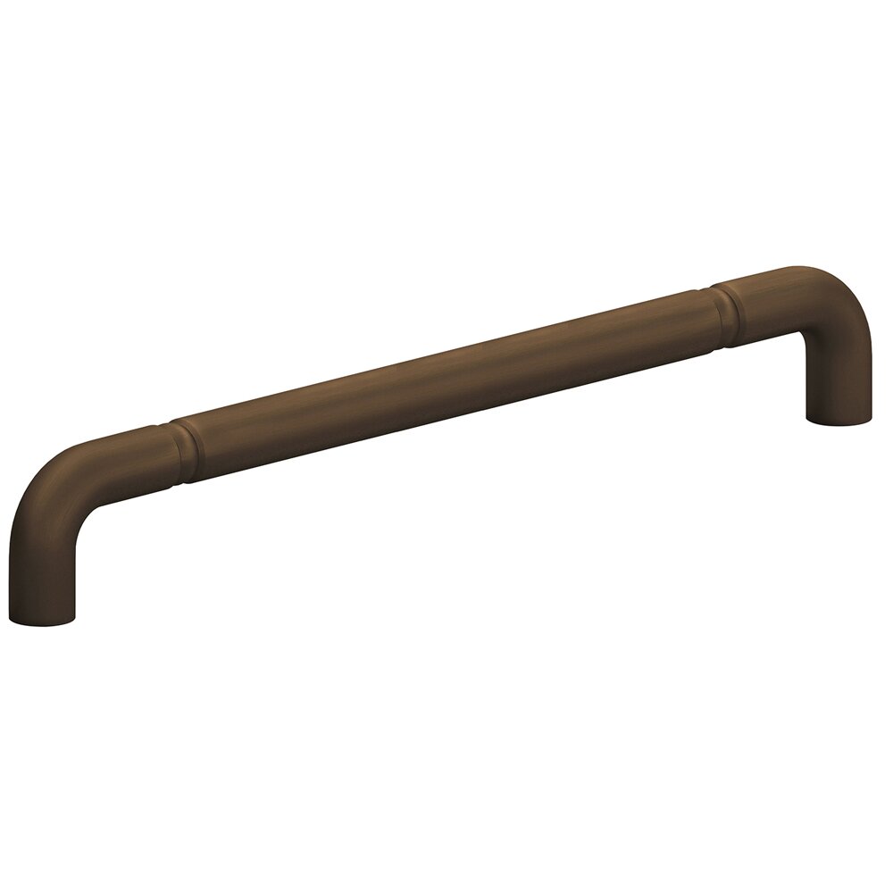 Colonial Bronze 12" Centers Beaded Low Clearance Thru Bolt Pull in Matte Oil Rubbed Bronze