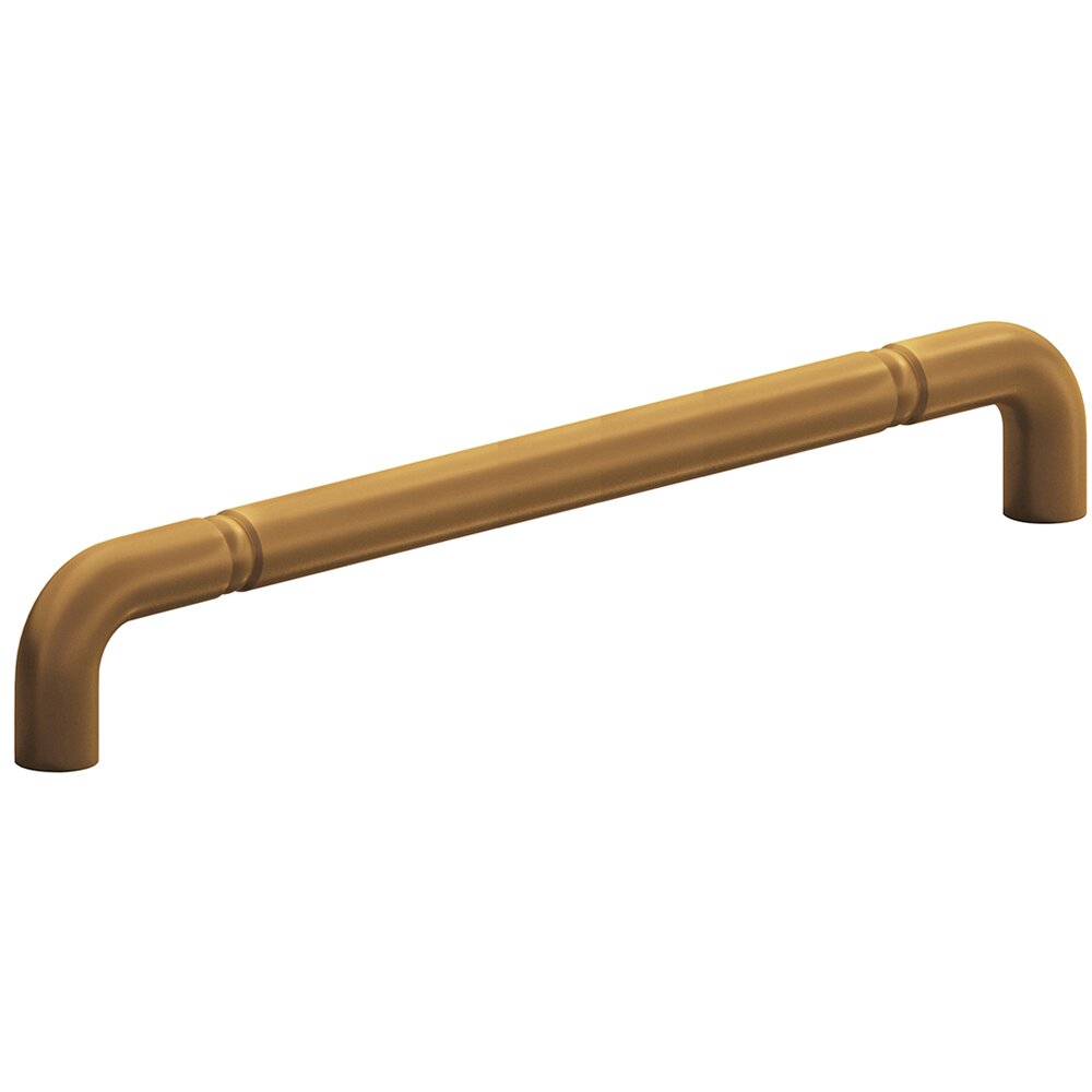 Colonial Bronze 12" Centers Beaded Low Clearance Appliance Pull in Matte Light Statuary Bronze