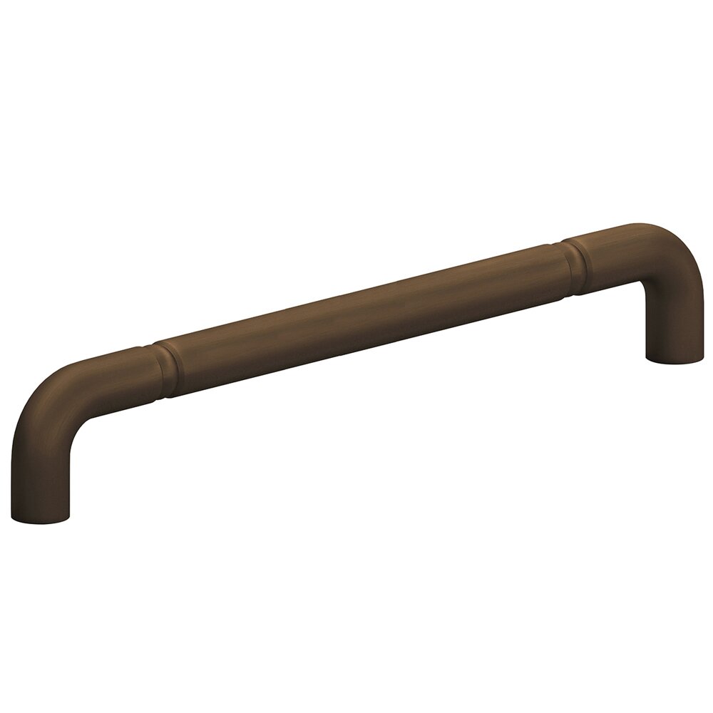 Colonial Bronze 8" Centers Beaded Low Clearance Thru Bolt Pull in Matte Oil Rubbed Bronze
