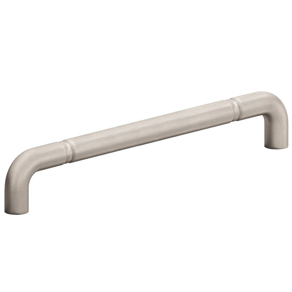 Colonial Bronze 8" Centers Beaded Low Clearance Thru Bolt Pull in Matte Satin Nickel