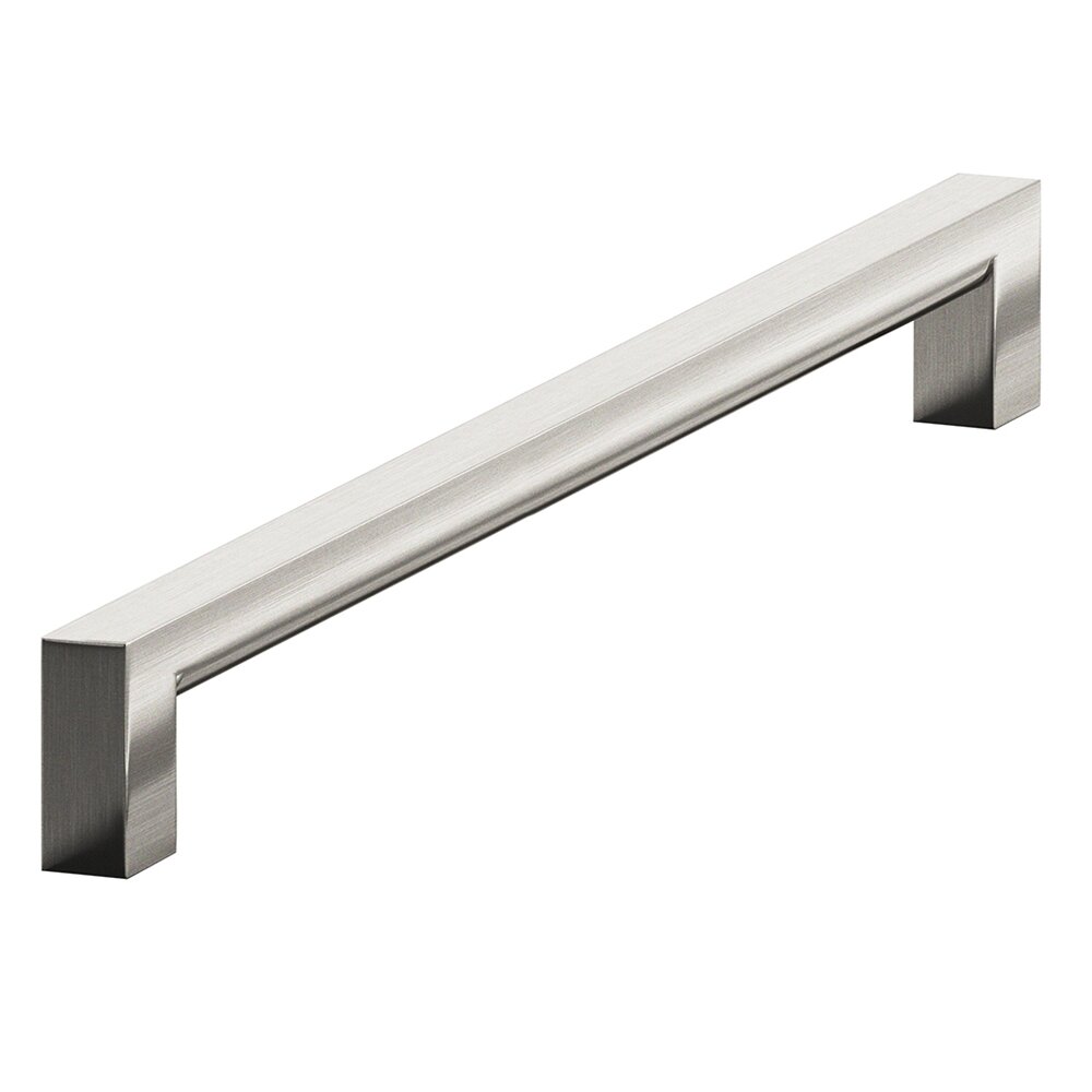 Colonial Bronze 8" Centers Rectangular Appliance Pull in Satin Nickel