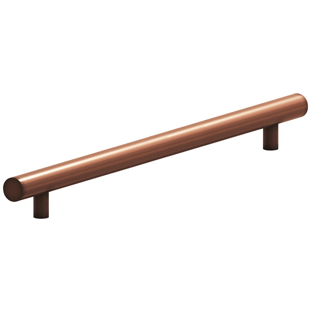 Colonial Bronze 18" Centers Low Clearance European Bar Pull in Matte Antique Copper