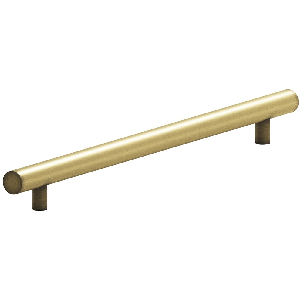 Colonial Bronze 18" Centers Low Clearance European Bar Pull in Matte Antique Brass