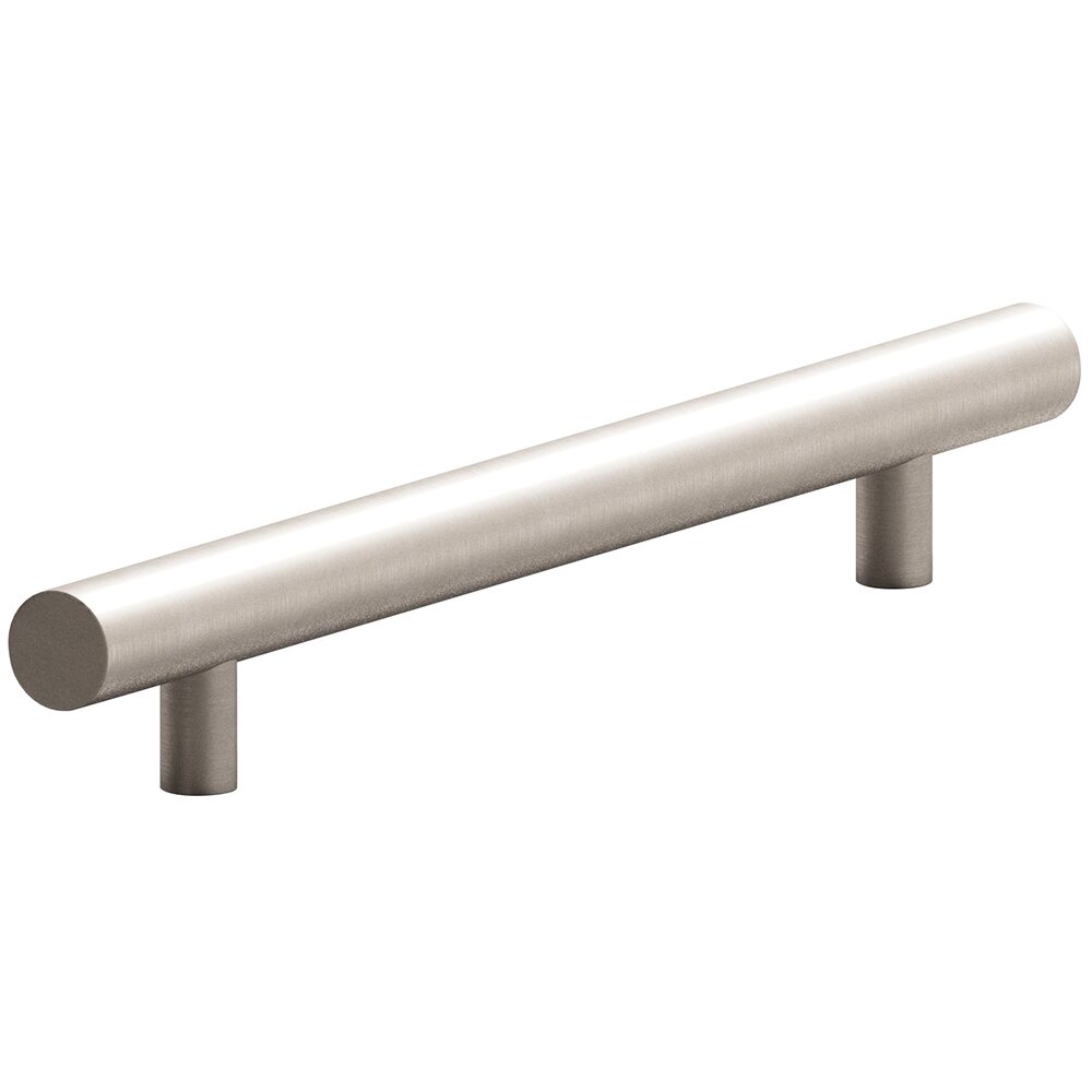 Colonial Bronze 6" Centers Low Clearance Thru Bolt Pull in Matte Satin Nickel