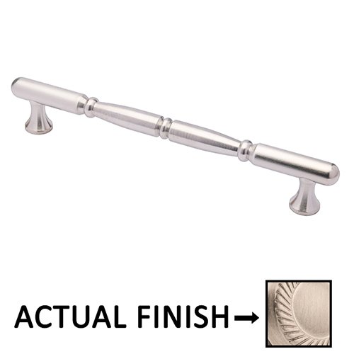 Colonial Bronze 6" Centers Traditional Pull in Nickel Stainless
