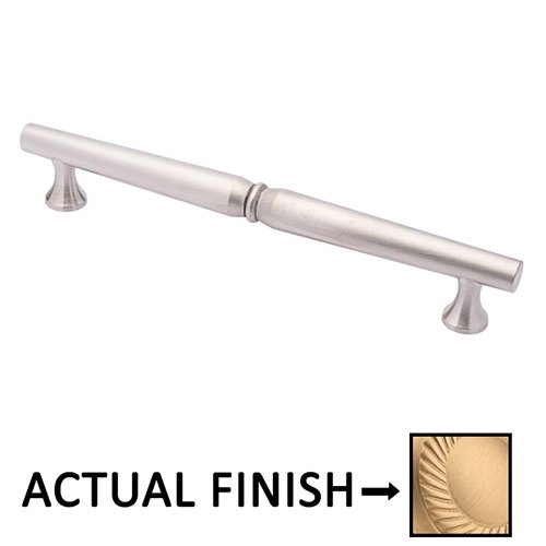 Colonial Bronze 10" Centers Traditional Thru Bolt Pull in Matte Satin Brass