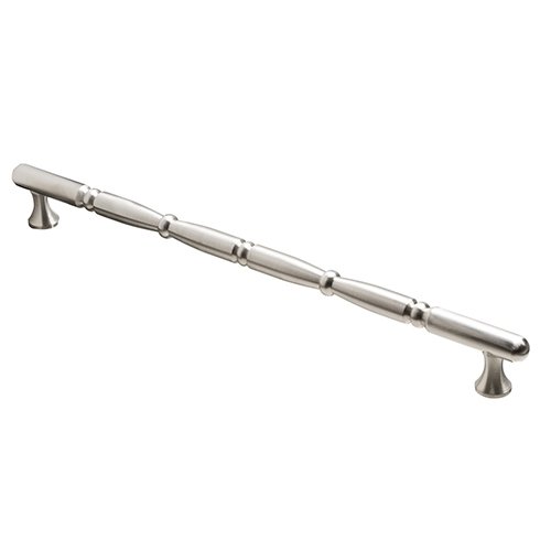 Colonial Bronze 16" Centers Traditional Pull in Satin Nickel
