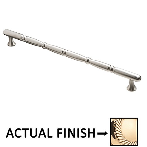 Colonial Bronze 16" Centers Traditional Thru Bolt Pull in Polished Brass
