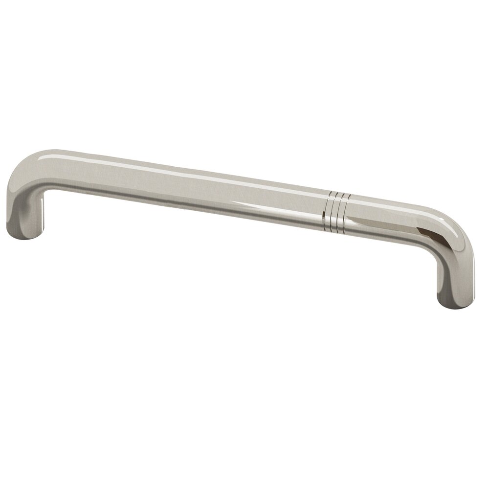 Colonial Bronze 8" Centers Appliance Pull in Nickel Stainless