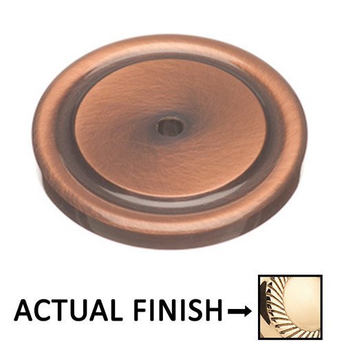 Colonial Bronze 1 3/4" Diameter Rose In Polished Brass