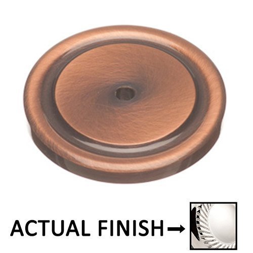 Colonial Bronze 1 1/2" Diameter Rose In Polished Chrome