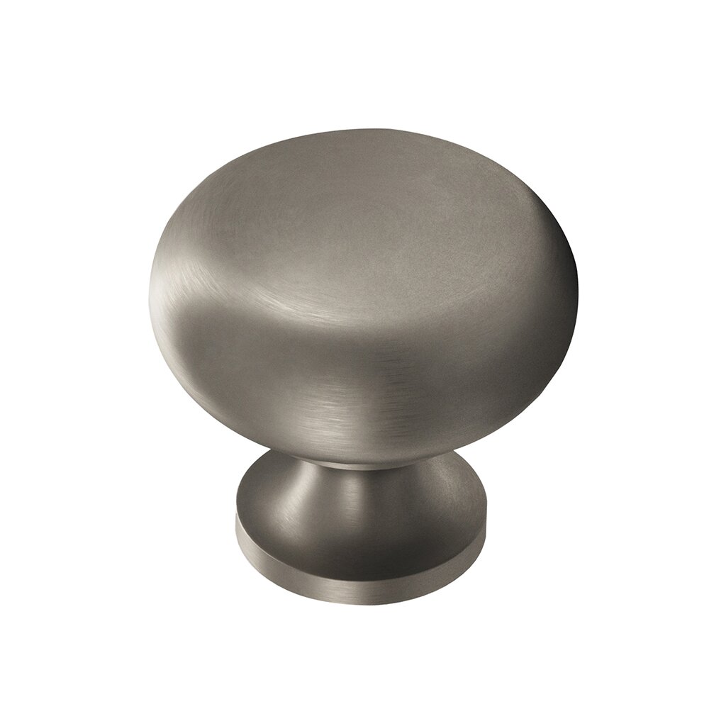 Colonial Bronze Matte Pewter Knob Solid Brass 1 1/4" ( 32mm )