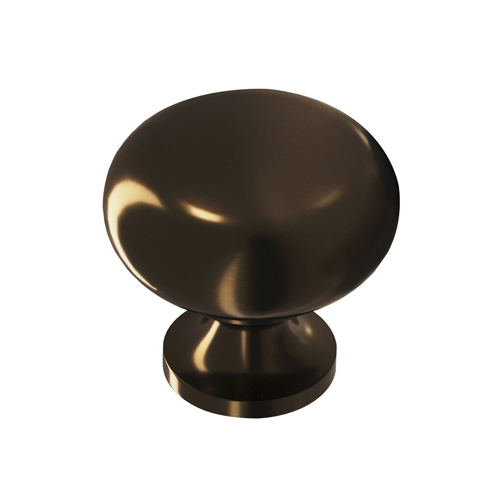 Colonial Bronze Oil Rubbed Bronze Knob Solid Brass 1 1/4" ( 32mm )