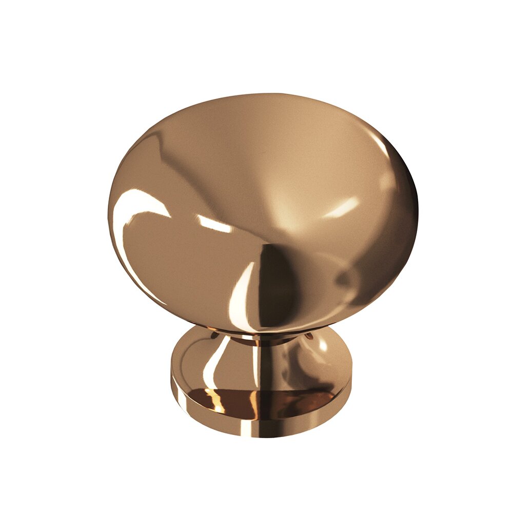 Colonial Bronze Polished Bronze Knob Solid Brass 1 1/4" ( 32mm )