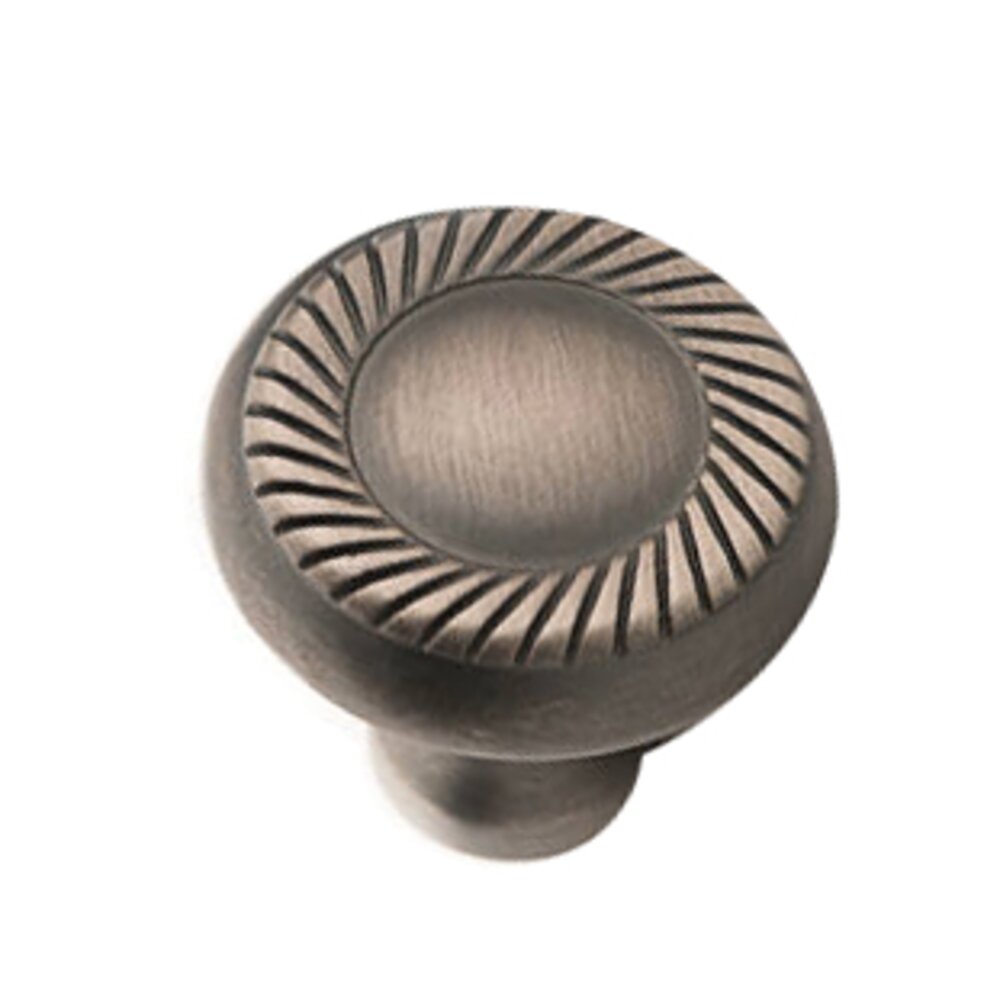 Colonial Bronze 1 1/2" Rope Knob in Matte Pewter