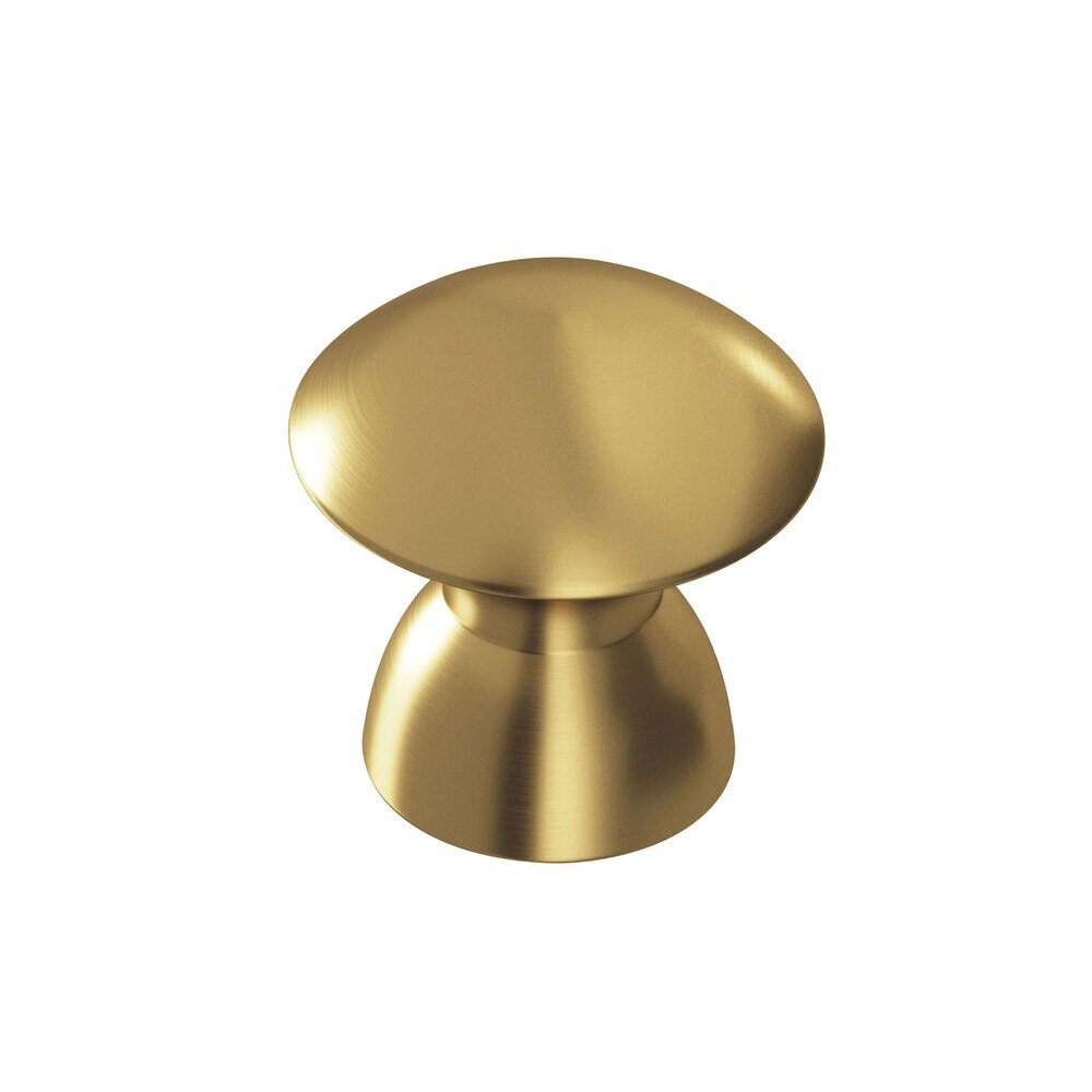 Colonial Bronze Knob 3/4" in Satin Brass