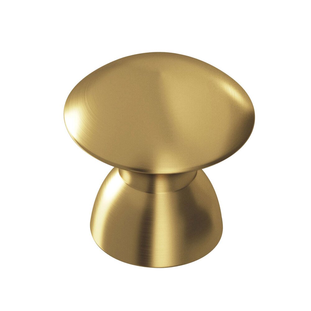 Colonial Bronze Knob 1 1/4" in Satin Brass