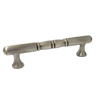 Colonial Bronze 6" Centers Traditional Pull in Pewter