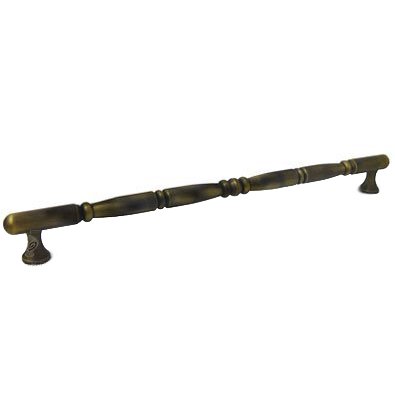 Colonial Bronze 16" Centers Traditional Pull in Matte Antique Brass