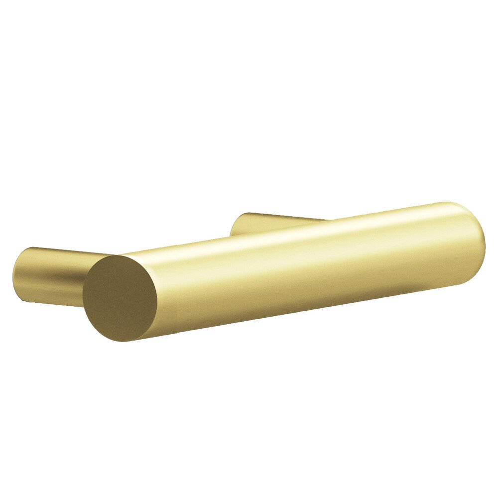Colonial Bronze Pull 2 1/2" ( 64mm ) Centers in Matte Satin Brass