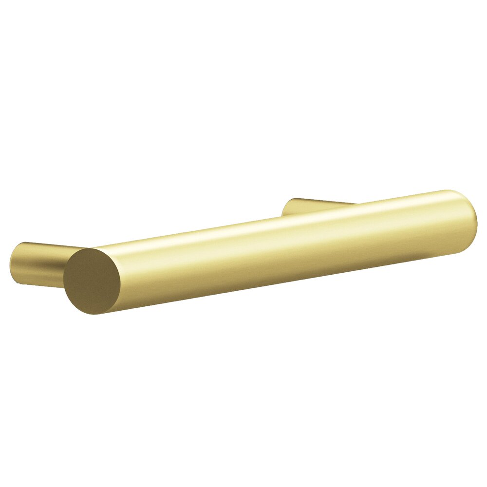Colonial Bronze Pull 3 1/2" ( 89mm ) Centers in Matte Satin Brass