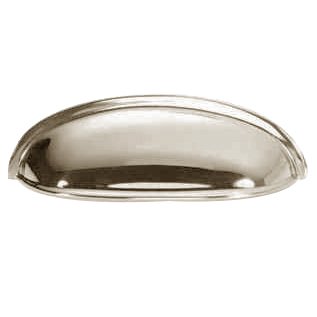 Colonial Bronze Cup Pull 3" ( 76mm ) Centers in Polished Nickel