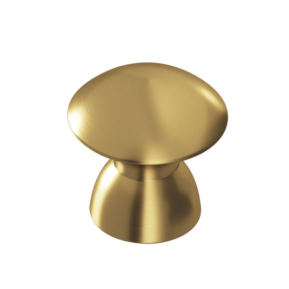 Colonial Bronze Knob 1" in Satin Brass