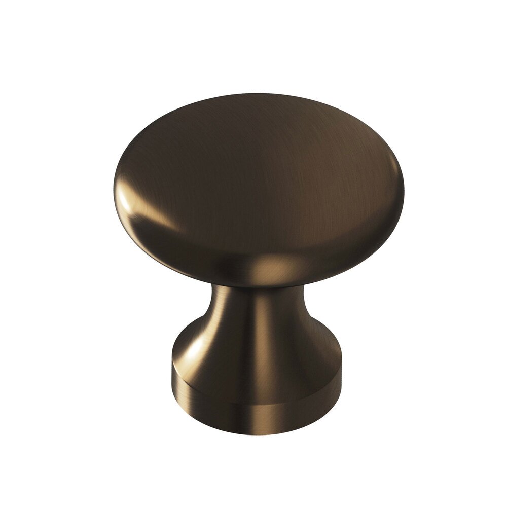 Colonial Bronze 1 1/8" Diameter Knob in Oil Rubbed Bronze Unlacquered