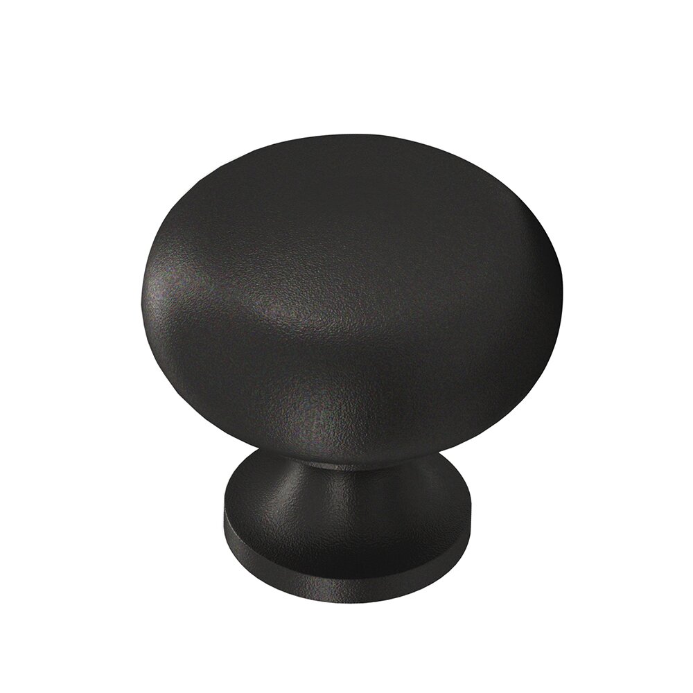 Colonial Bronze 1 1/8" Cabinet Knob Hand Finished in Frost Black