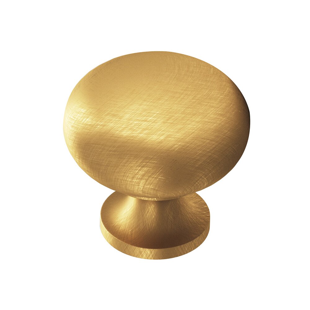 Colonial Bronze 1 1/8" Diameter Knob in Weathered Brass