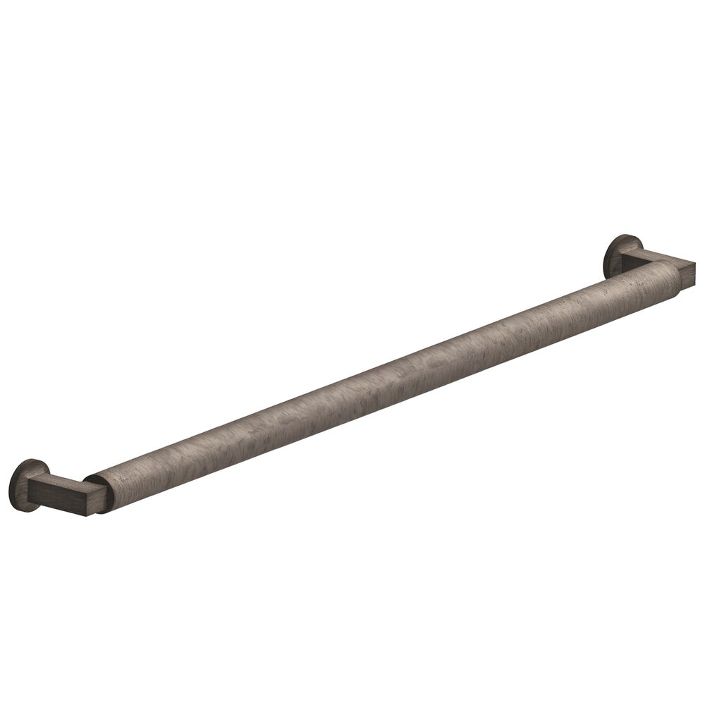 Colonial Bronze 12" Centers Gropius-Style Appliance/Oversized Pull With Flared Feet In Distressed Pewter