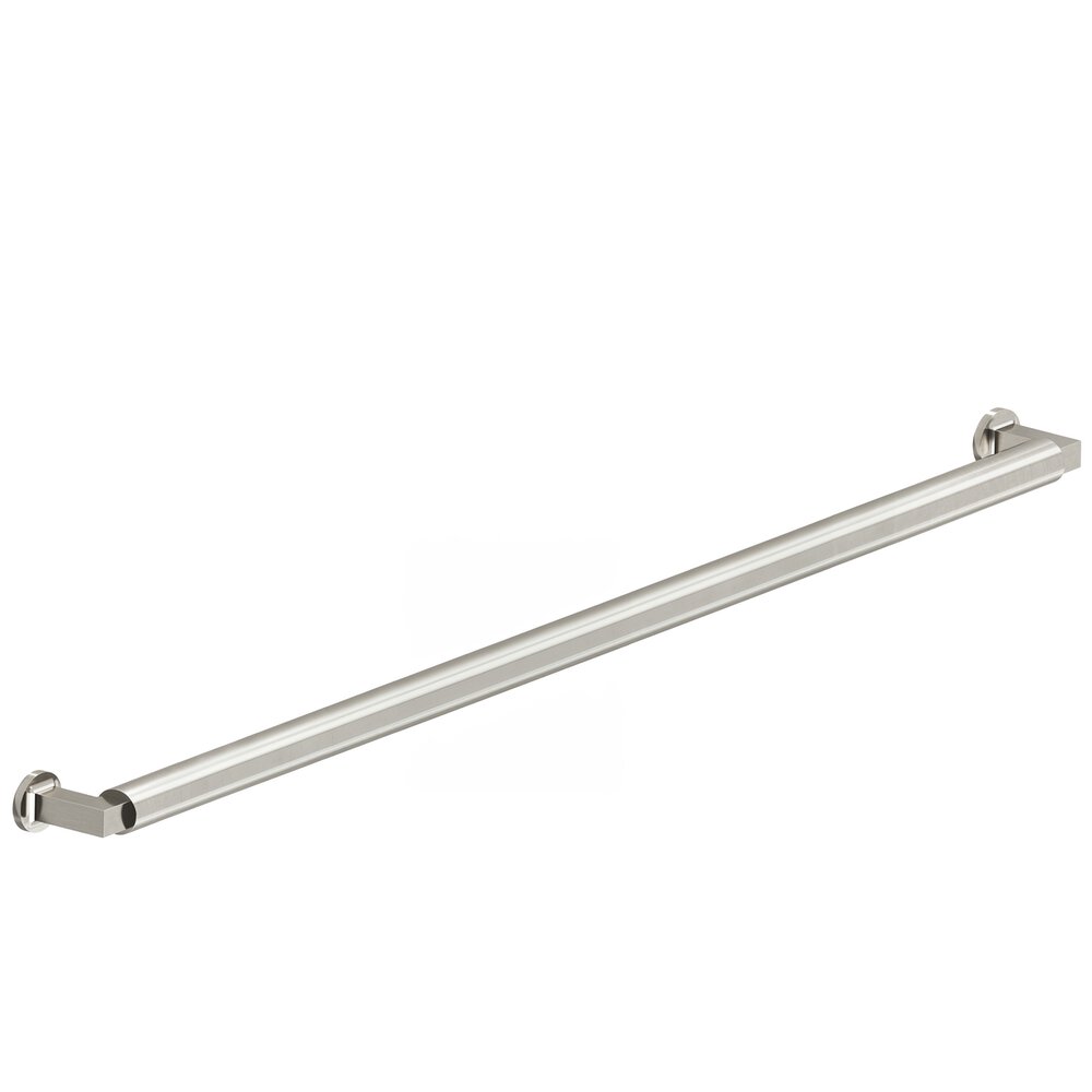 Colonial Bronze 18" Centers Gropius-Style Appliance/Oversized Pull With Flared Feet In Satin Nickel