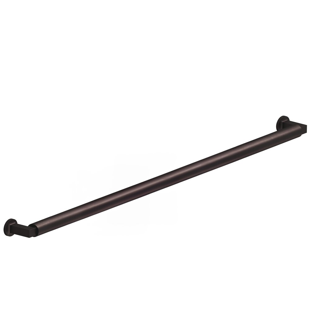 Colonial Bronze 18" Centers Gropius-Style Appliance/Oversized Pull With Flared Feet In Matte Dark Statuary Bronze