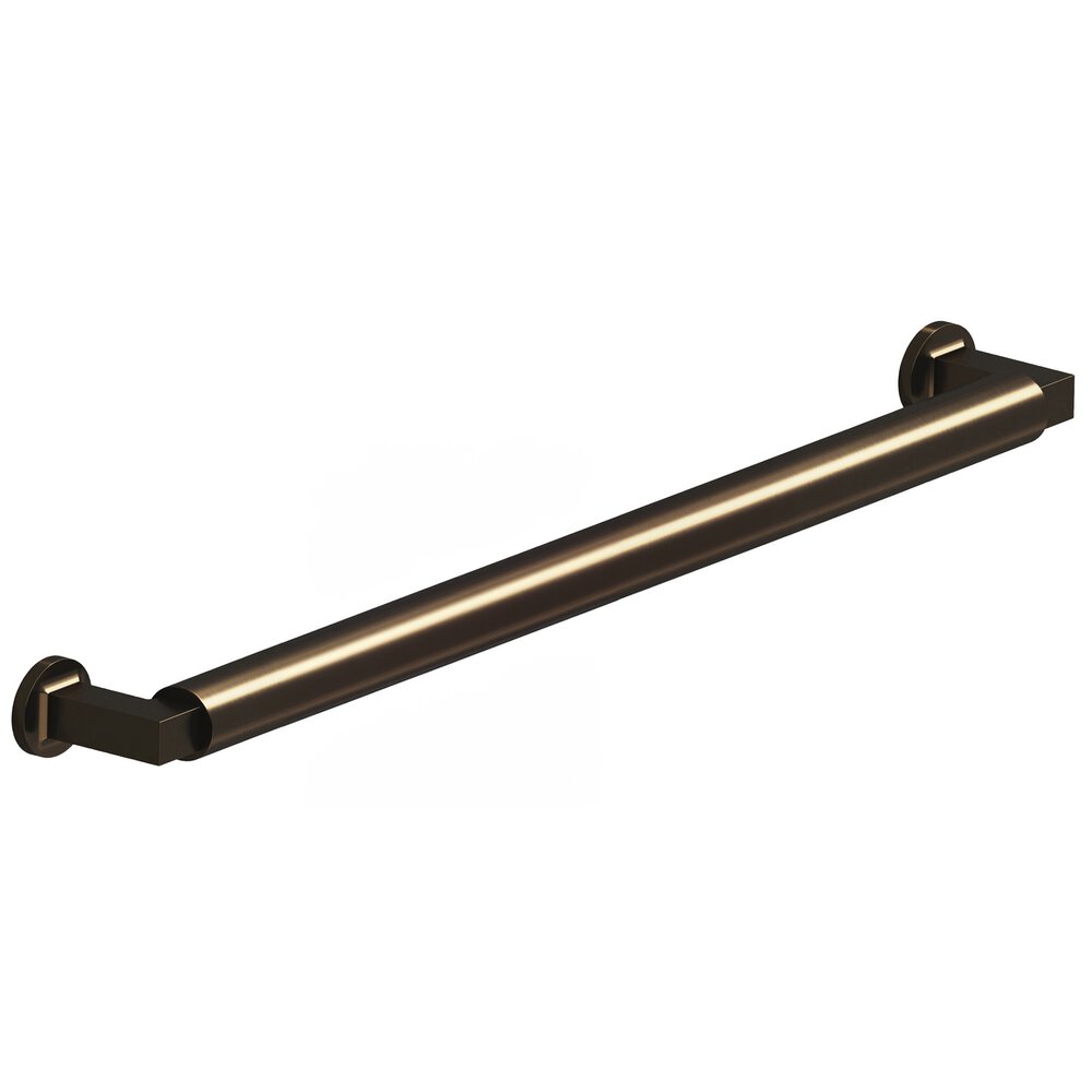 Colonial Bronze 10" Centers Gropius-Style Appliance/Oversized Pull With Flared Feet In Unlacquered Oil Rubbed Bronze