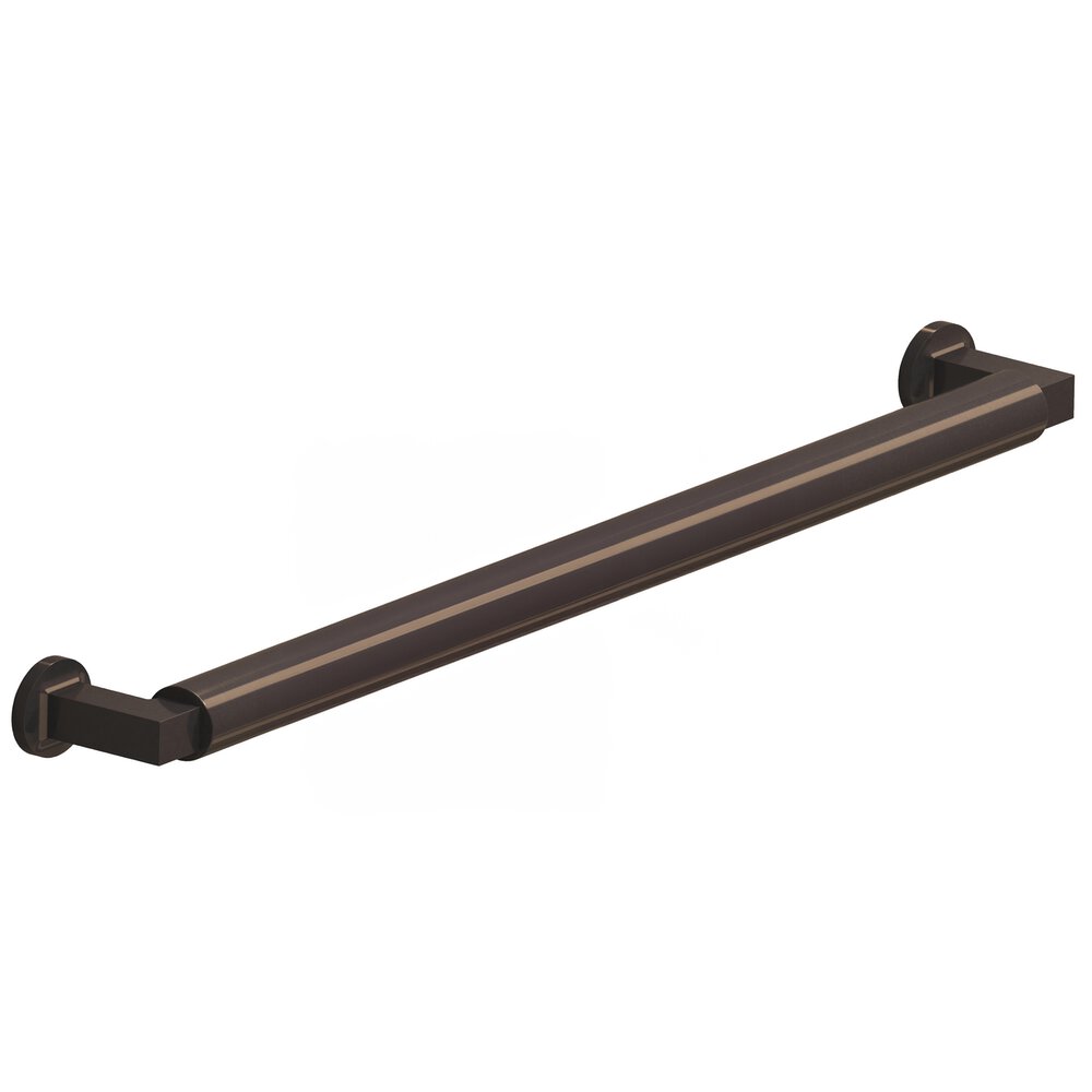Colonial Bronze 10" Centers Gropius-Style Appliance/Oversized Pull With Flared Feet In Dark Statuary Bronze