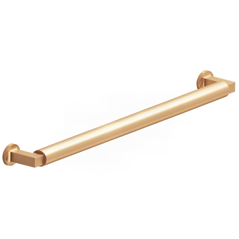 Colonial Bronze 10" Centers Gropius-Style Appliance/Oversized Pull With Flared Feet In Matte Satin Bronze