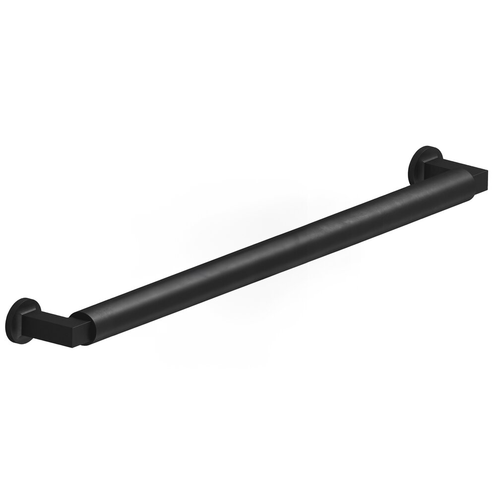 Colonial Bronze 10" Centers Gropius-Style Appliance/Oversized Pull With Flared Feet In Matte Satin Black