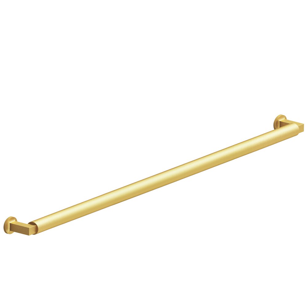 Colonial Bronze 18" Centers Gropius-Style Appliance/Oversized Pull With Flared Feet In Frost Brass