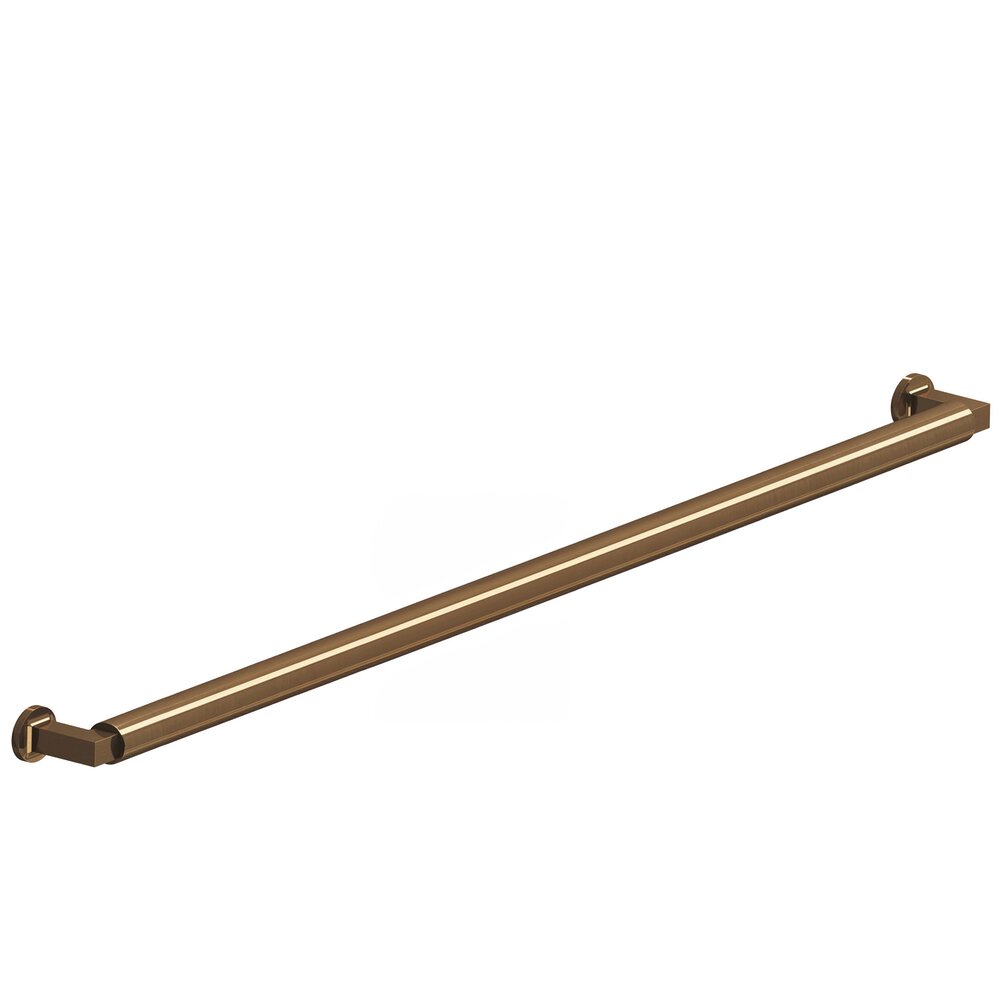 Colonial Bronze 18" Centers Gropius-Style Appliance/Oversized Pull With Flared Feet In Light Statuary Bronze