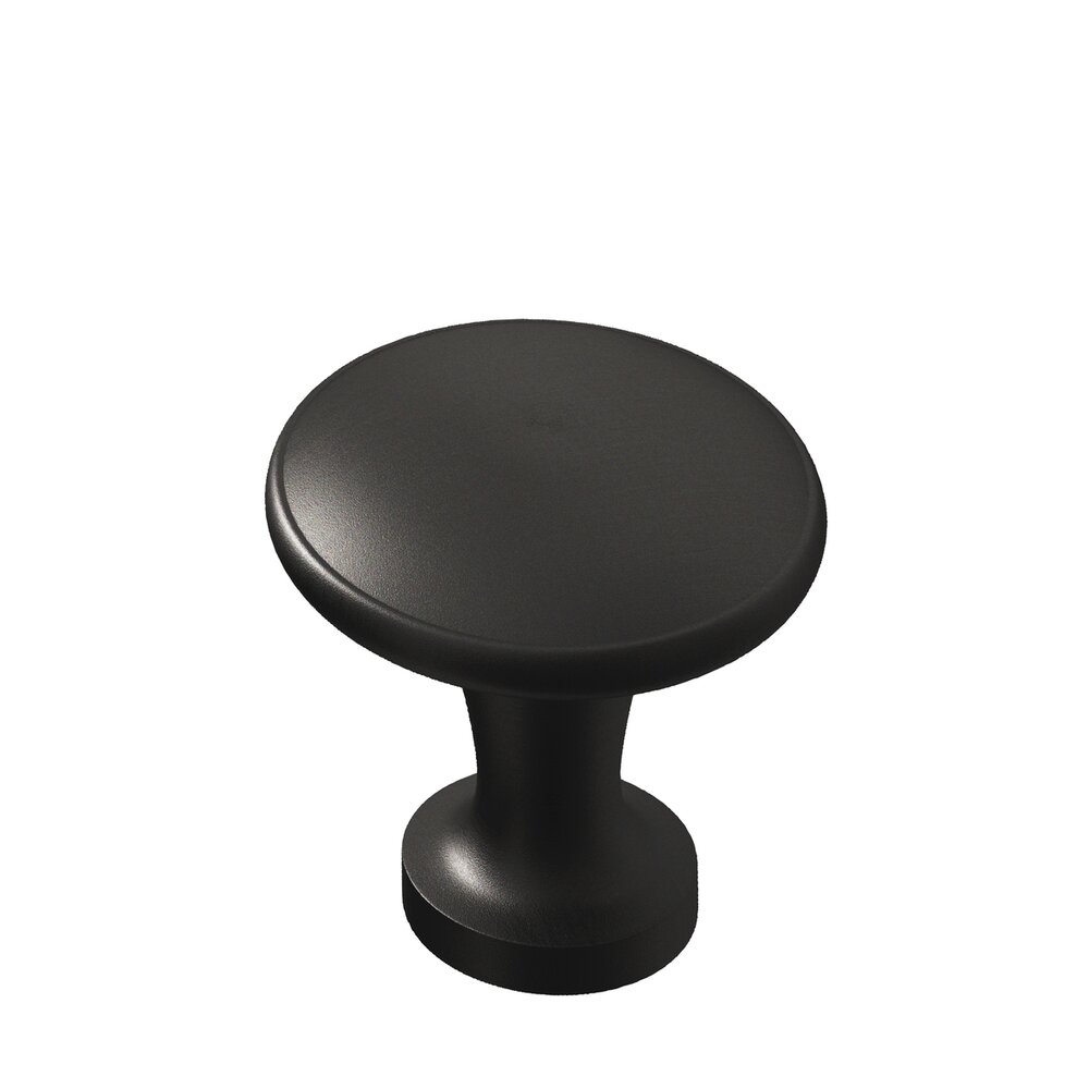 Colonial Bronze 1 1/16" Knob in Frost Black