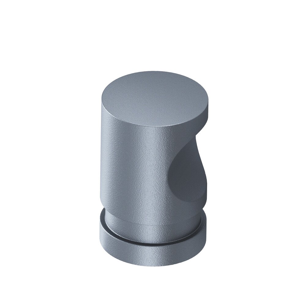 Colonial Bronze 1/2" Knob in Frost Chrome