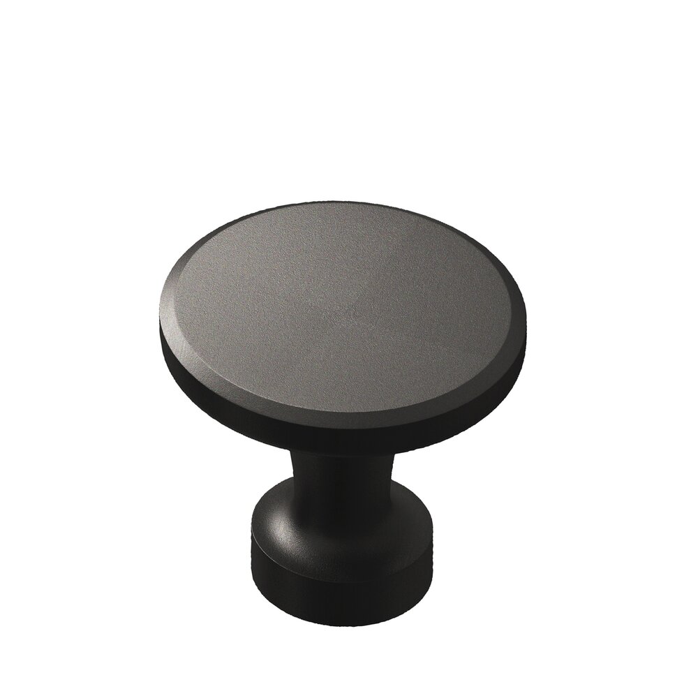 Colonial Bronze 1 1/16" Knob in Frost Black