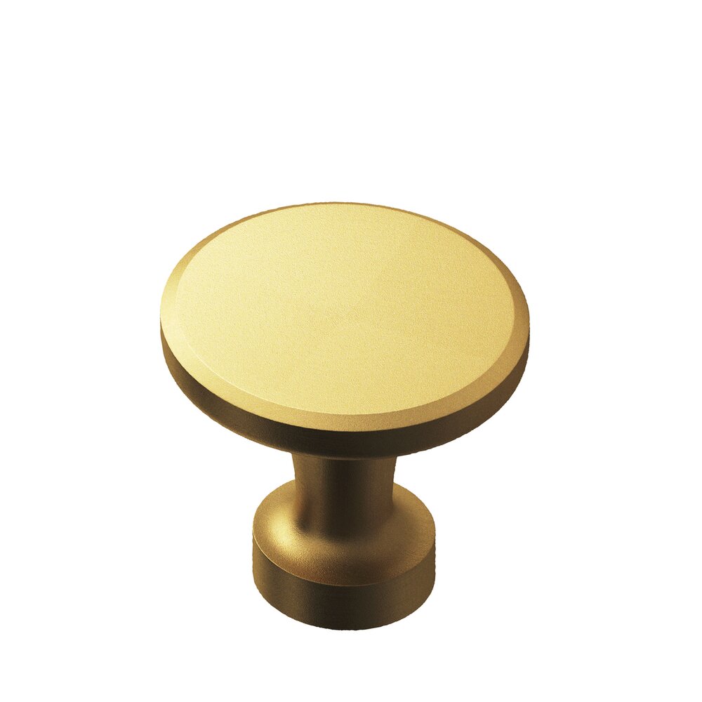 Colonial Bronze 1 1/16" Knob in Frost Brass