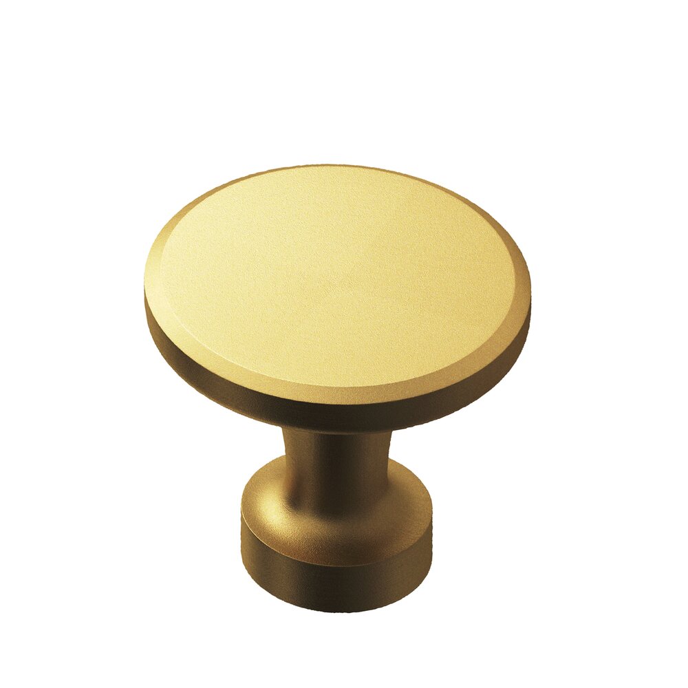 Colonial Bronze 1 1/4" Knob in Frost Brass