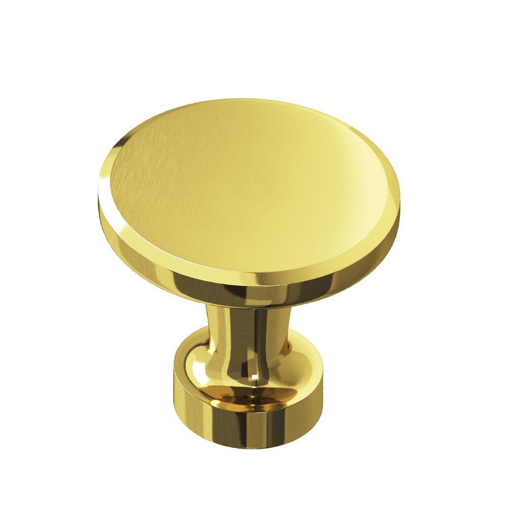 Colonial Bronze 1 3/8" Knob in French Gold